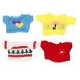 thumbnail image 1 of 4 piezas de ropa para muñeco de oso de 30 cm: accesorios navideños de peluche, suéter de algodón, figura de ganchillo, vestido DIY para cumpleaños de niña., 1 of 7