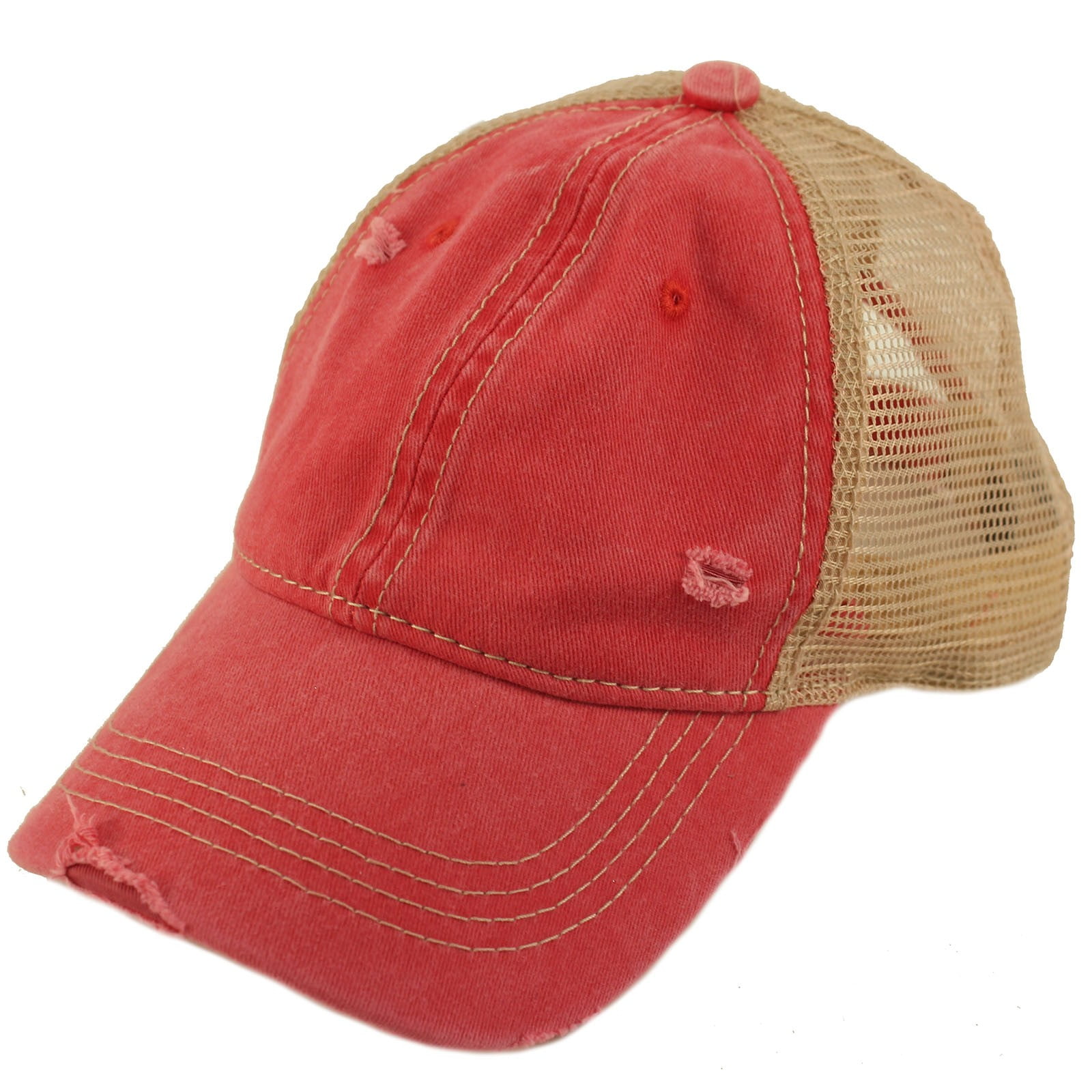 CC Everyday Distressed Trucker Mesh Summer Vented Baseball CC Everyday Distressed Trucker Mesh Summer Vented Baseball