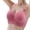 Red, variant on Women’s Bras Deep V Bra Low Cut Push Up Bralette Seamless Comfy Smoothing Wireless Bras for Women Blue 95C