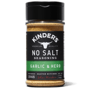 Kinder's Garlic and Herb No Salt Seasoning, 2.4 oz