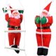 thumbnail image 2 of 2024 Nueva gran escalera de Papá Noel de 50 cm, muñeco colgante, adornos para árbol de Navidad, decoración navideña para el hogar, regalos de Año Nuevo para niños, 2 of 5