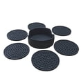 thumbnail image 2 of LSLJS Ensemble de 6 Pcs de Base de Boisson en Silicone Base de Tasse Noir Design Rainuré Antidérapant Base de Tasse à Café Protection de Bureau, Home Kitchen Gadgets Accessoires, 2 of 9