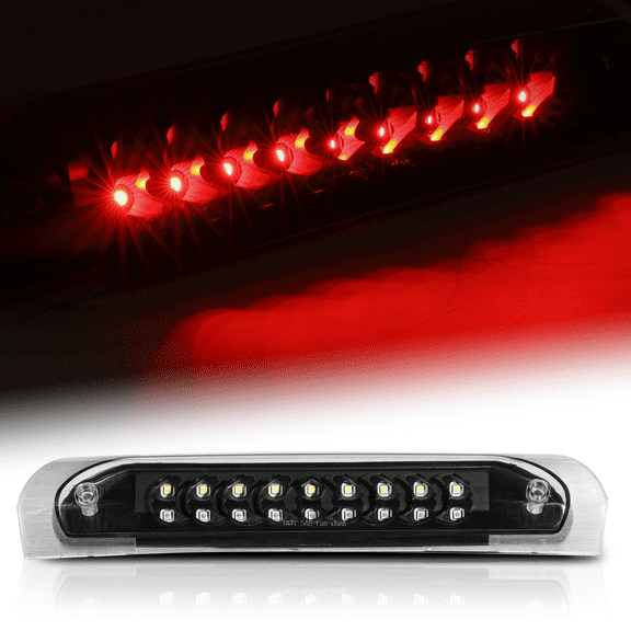 Magshion LED Rear 3rd Third Brake Light Cargo Lamp Fit For 2002-2008 Dodge Ram 1500, 2003-2009 Ram 2500/3500, Black Housing Clear Lens