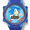 Royal Blue, variant on Mario Kids Contrast Colored Case Flashing Lights LCD Watch with Printed Strap (GSM4230WM)