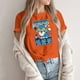 thumbnail image 3 of Pop cazadora para niña Demon Hunters Round-Neck Printed Anime Trio Poster T Shirt （Saffron）, 3 of 3