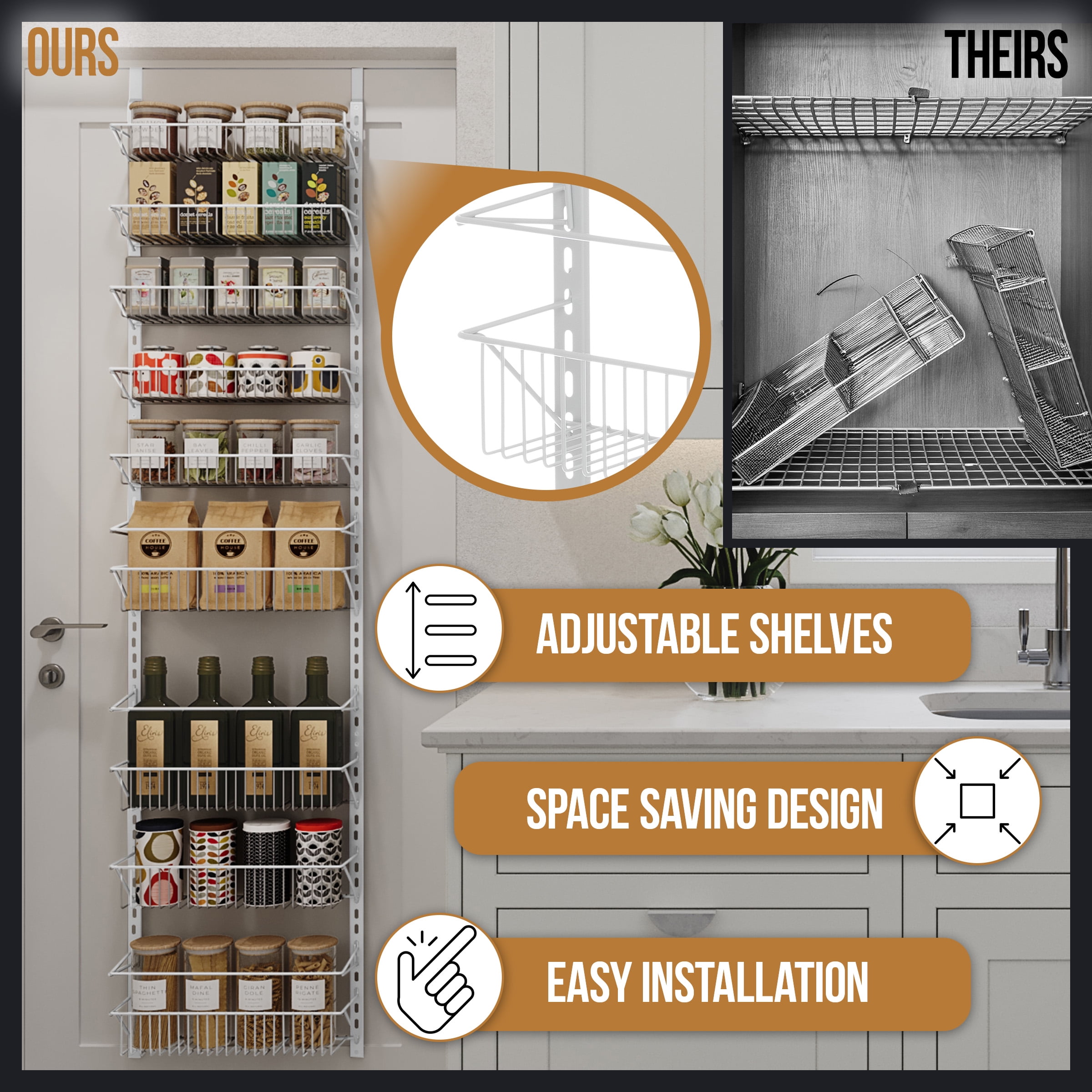 Over the door spice rack walmart new arrivals