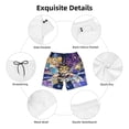 thumbnail image 6 of Yu-Gi-Oh Mens Swim Trunks Quick Dry Board Shorts with Mesh Lining Beach Shorts Swimwear Bathing Suits, 6 of 7