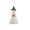 White(Fear), variant on Spooky Halloween Outdoor Decor, Spooky Ornament for Front Porch Yard Patio Lawn Fall Season Holiday Yard Display White(Smile)