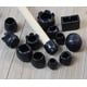 thumbnail image 3 of Tapas de silicona para patas de silla, 20 piezas de tapas protectoras para el suelo de las patas de la silla, correas de silicona con almohadillas de fieltro para proteger los suelos de resbalones,, 3 of 5