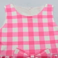 thumbnail image 4 of Pink Plaid Girls Costume Dress Halloween Movie Cosplay Dress Up 3-9 Years​, 4 of 7