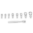 thumbnail image 3 of Llave de Trinquete Intercambiable, Juego de Llave de Llave de Vanadio Cromio Portátil Crome Exterior 9 PCS para la Aplicacia Industrial, 3 of 7