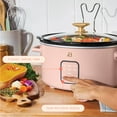 thumbnail image 3 of Beautiful 4Qt Slow Cooker with Touch-Activated Display, Rose by Drew Barrymore, 3 of 9