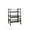 Length 60cm / 23.62in (2 Baskets), variant on GNWZCUYSNS Movable and Practical Storage Rack, Adjustable Kitchen Shelf, with 2 Metal Baskets, 110 lb Weight Capacity, Metal Material, and Wheels.(Length 60cm / 23.62in (2 Baskets))