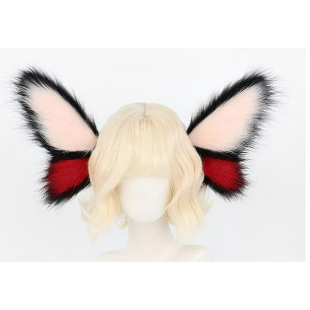 KAKOWELY Diadema de mariposa para niñas: adorables accesorios de cosplay de animales - Tocados de fiesta para Halloween, carnaval y fiestas de té