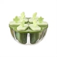 thumbnail image 1 of Juego de Moldes para Helado DIY: Máquina para Hacer Paletas Caseras con Bandeja para Cubitos de Hielo y Caja de Celosía, para Divertirse en Familia. Verde., 1 of 5