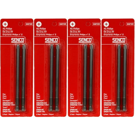 Senco EA0122#2 Phillips Duraspin/Tyrex Bits 4-2 Packs