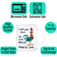thumbnail image 5 of I May Look Calm But In My Head I've Pecked You 3 Times Mug, Funny Rooster Coffee Mug, Chicken Lover Mug (11oz, White), 5 of 6