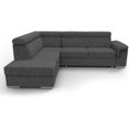 thumbnail image 3 of Conor Futon Sectional Sofa Bed with Pouf Ottoman, 3 of 4