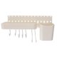 thumbnail image 3 of Pegboard Combination Kit 1Set White Plastic Wall Shelf Easy Install Remove for Home Use, 3 of 3