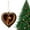 H, variant on Luysn Heart-Shaped Animal Christmas Ornament for Christmas Tree,2D Flat Acrylic Forest Animal Hanging Woodland Pendant for Xmas Tree Decor, Animals Lovers Gift Home Party Decor Ornaments (1Pc/3Inch)