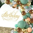 thumbnail image 3 of 167Pcs Blue Balloon Garland Arch Kit Reusable Birthday Balloon Set Latex Ocean Blue Gold Balloons Prop Decoration Balloon Party Background Balloon for Wedding Party Birthday, 3 of 7