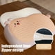 thumbnail image 4 of Funda de almohada de seda helada, almohada abdominal para oficina, siesta, viajes y sofá, funda ergonómica, transpirable, lavable, almohada portátil para dormir en el escritorio, cojín de algodón visc, 4 of 6