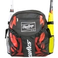 thumbnail image 1 of Bolsa béisbol Rawlings Savage Juvenil: Mochila bate niño - Resistente - Soporta 2 bates - Colgable - Negro/Rojo, 1 of 3