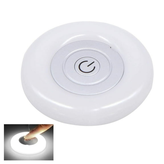 Facon 12Volts 3'' Dimmable RV Puck Light LED Ceiling Dome Light, with Touch Dimmer Switch, LED Closet Light Under Cabinet Light for RV Motorhome Camper Caravan Marine, 12V DC RV Interior Light