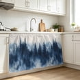 thumbnail image 3 of Navy Blue Ombre Forest Cabinet Curtains for Shelves, Watercolor Abstract Art Tree Privacy Curtain for Closet Self Adhesive, Dust-Proof Drapes for Closet Storage Room Classroom Doorway, 32"W x 55"L, 3 of 9