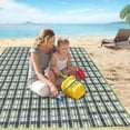 thumbnail image 5 of Redcamp Compact Folding Picnic Blanket, Sand Proof, Durable Waterproof Outdoor Mat with Tote Bag, Green, 5 of 6