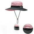 thumbnail image 3 of Sombrero de pescador para mujer, sombrero de verano para exteriores, sombrero de cola de caballo expuesta, sombrero para el sol, sombrero para el sol, sombrero para el montañismo, pesca, sombrero de, 3 of 4
