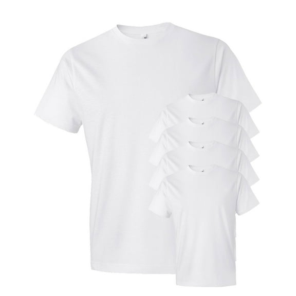 Anvil Mens Fashion-Fit Short Sleeve T-Shirt, Pack of 5