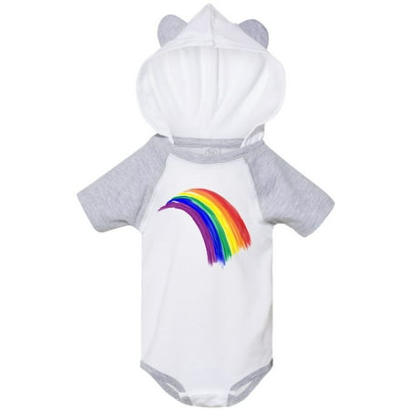 

Inktastic Pride Rainbow Painted in Watercolors Gift Baby Boy or Baby Girl Bodysuit
