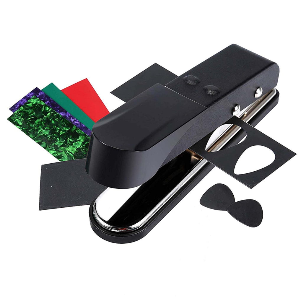 FOLOYORI 1Set DIY Guitar Making Tool for Creating Picks from Plastic Cards with Easy Hand Press