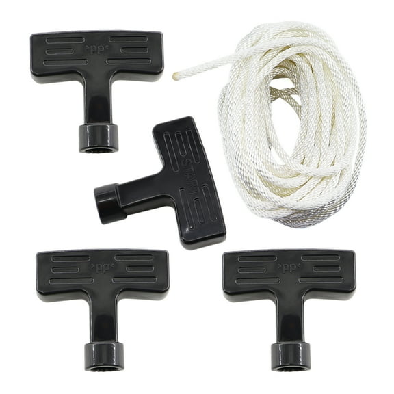Starter Rope Pull Cord 4.5mm x 10m (30Feet) with Handle for Honda Briggs Kohler