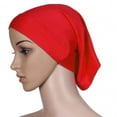 thumbnail image 4 of Foulard Ajustable pour Femmes Coton Mercerisé Capuche Tube Simple Extensible Élastique, 4 of 7