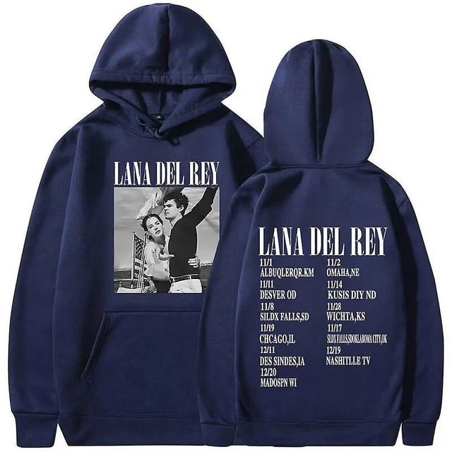 Lana Del Rey Ldr Sweat à Capuche Graphique pour Hommes et Femmes, Mode Harajuku, Sweat à Capuche Surdimensionné-SinKeeU