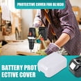 thumbnail image 2 of Lithium Battery Protective Cover for  Bl1830 Bl1850 18V Soft AntiFall Waterproof Non-Slip Wear- Shell, 2 of 7