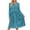 1Blue, variant on Hanen Women Floral Long Sleeve Crewneck Midi Dress, Loose A-Line Swing Flare Tshirt Dress with Pockets, Lightweight Casual Summer Fall Vacation Church Semi-Formal Outfit