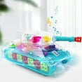 thumbnail image 3 of Funtogether Toys Transparent Gear Tank Toy for Kids, Electric Bump & Go Action with 360° Rotating Turret, Flashing LED Lights and Dynamic Music, Educational STEM Toy for Toddlers, 3 of 6
