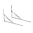 thumbnail image 1 of Soportes de Estante de Pared BLESIY 2 X de Acero Inoxidable Resistencia Soporte de Encimera de Libros L 10 Pulgadas, 1 of 7