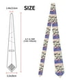 thumbnail image 3 of Gaeub Not All Those Who Wander Are Lost Men's Classic Woven Jacquard Necktie Perfect for Weddings & Parties, 3 of 7