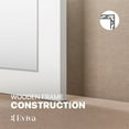 thumbnail image 4 of Eviva Sun 48" Glossy White Full Framed Bathroom Wall Mirror, 4 of 7