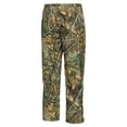 thumbnail image 2 of Blocker Outdoors Shield Men's Packable Camo Rain Pant, Lightweight Waterproof Rain Gear (Realtree Edge, X-Large), 2 of 11