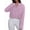 Purple, variant on Women'S Mesh Sheer Zip Up Jacket Mock Neck Light-Weight Athletic Outerwear with Pockets White L