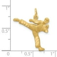 thumbnail image 4 of FJC Finejewelers 14k Yellow Gold Male Karate Charm, 4 of 4