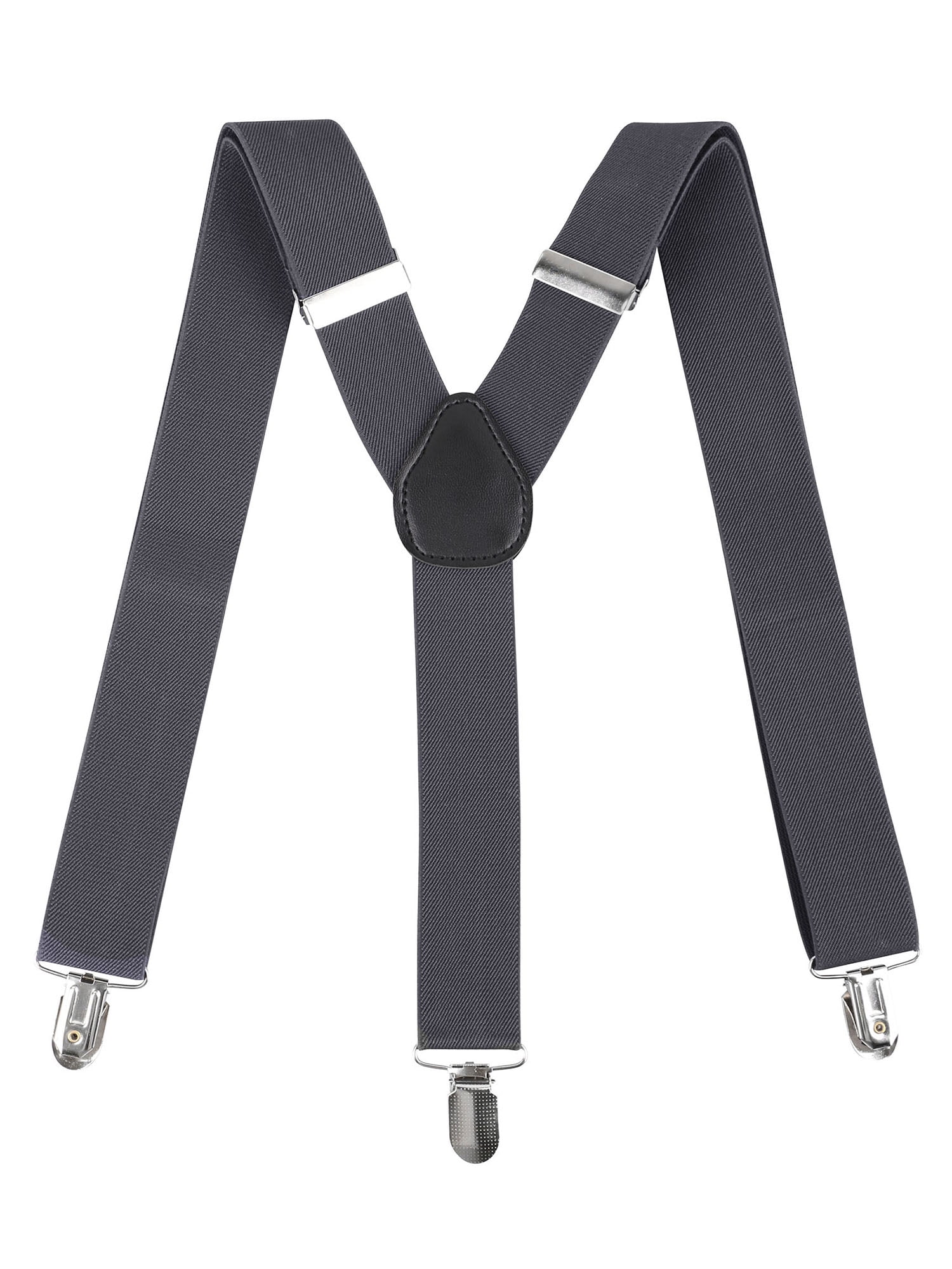 Men's Color X-Back Clip Suspenders Adjustable Elastic Retro Formal Dress Tux 