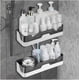 thumbnail image 4 of Set of 2 Shower Caddy, No Drilling Shower Caddy, Wall Mounted Shower Organizer Storage Baskets for Bathroom/Kitchen, 4 of 5