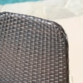thumbnail image 3 of GDF Studio Eveleth Outdoor Wicker and Wood Finish Dining Chairs, Set of 2, Multibrown and Light Brown, 3 of 7