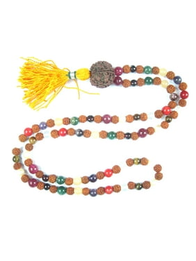 Mogul Chakra Beads Rudraksha Navgraha Prayer Mala Meditation Malas